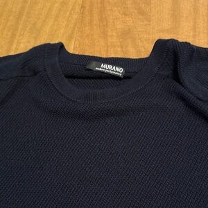 Murano Men's Navy Crewneck Sweater